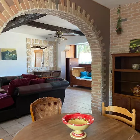 Rez De Chaussee De Maison 2 Chambres, Piscine Privee 別荘 Bains de Caldaniccia